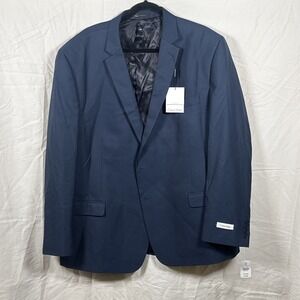 Calvin Klein Men's Suit Separates Navy Blue Blazer Size 52 R NWT